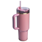 Splash-Resistant FlowState The Quencher H2.0 Flowstate Tumbler  | Stanley Create D332L - Double-Wall Vacuum Insulated Travel Tumbler with Straw Detail