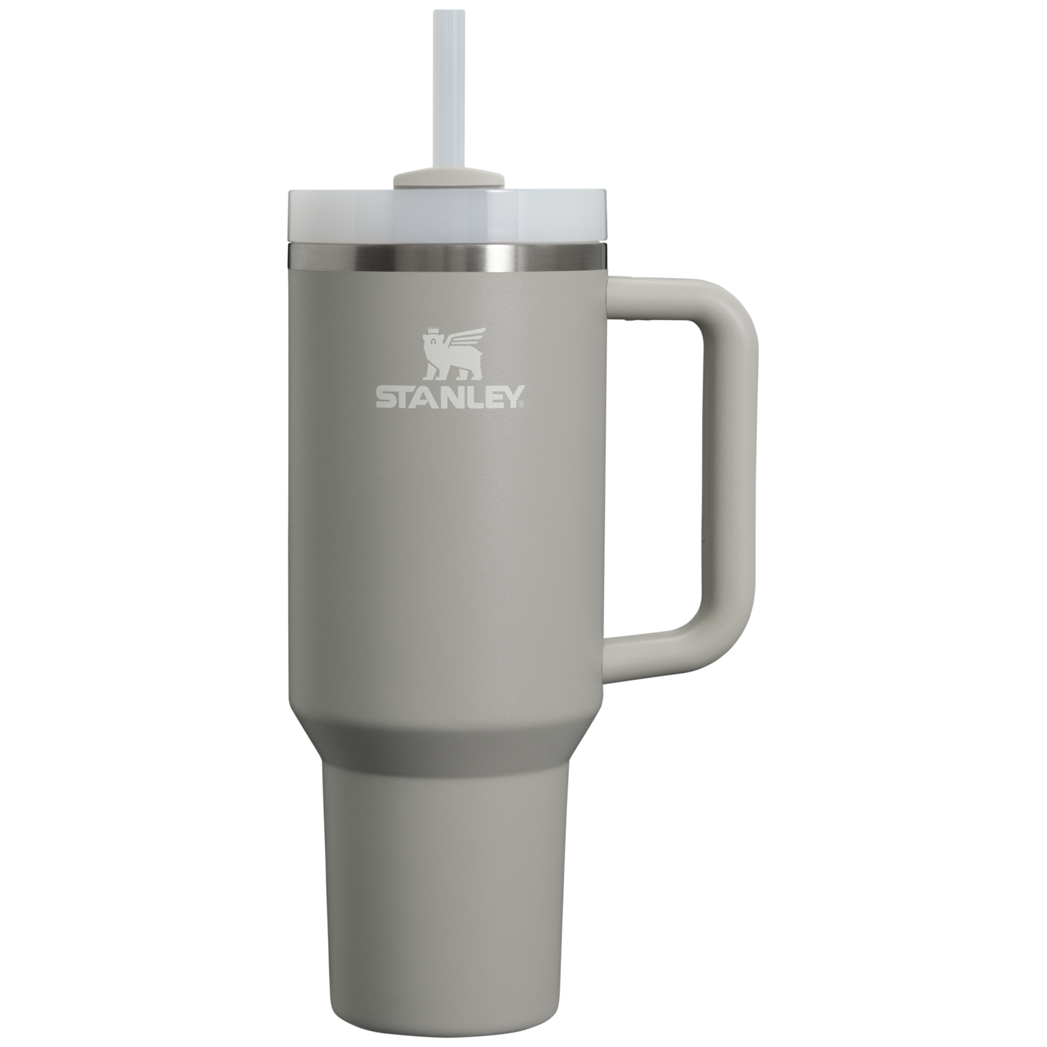 Insulated Travel The Quencher H2.0 Flowstate Tumbler D050X - Premium Stainless Steel Straw Cup for All-Day Hydration - Ash