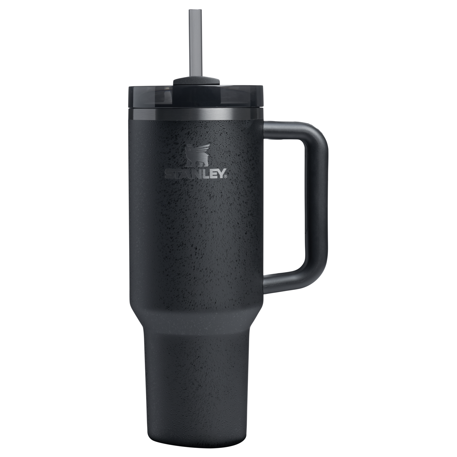 Splash-Resistant FlowState The Quencher H2.0 Flowstate Tumbler  | Stanley Create D332L - Double-Wall Vacuum Insulated Travel Tumbler with Straw Detail