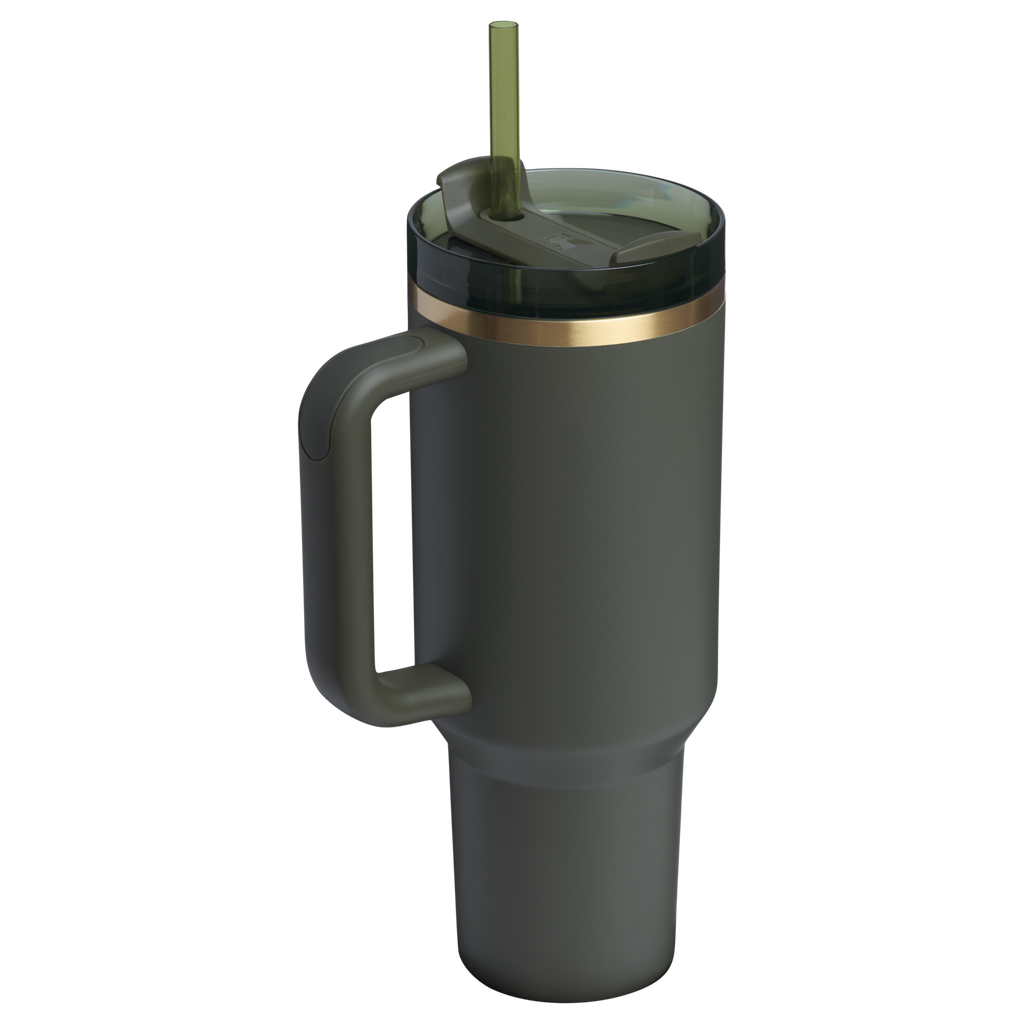 Insulated Travel The Quencher H2.0 Flowstate Tumbler D050X - Premium Stainless Steel Straw Cup for All-Day Hydration Detail