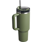 Splash-Resistant FlowState The Quencher H2.0 Flowstate Tumbler  | Stanley Create D332L - Double-Wall Vacuum Insulated Travel Tumbler with Straw Detail