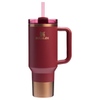 Splash-Resistant FlowState The Quencher H2.0 Flowstate Tumbler  | Stanley Create D332L - Double-Wall Vacuum Insulated Travel Tumbler with Straw Detail