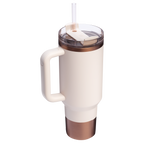 Splash-Resistant FlowState The Quencher H2.0 Flowstate Tumbler  | Stanley Create D332L - Double-Wall Vacuum Insulated Travel Tumbler with Straw Detail