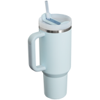 Splash-Resistant FlowState The Quencher H2.0 Flowstate Tumbler  | Stanley Create D332L - Double-Wall Vacuum Insulated Travel Tumbler with Straw Detail