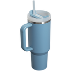Splash-Resistant FlowState The Quencher H2.0 Flowstate Tumbler  | Stanley Create D332L - Double-Wall Vacuum Insulated Travel Tumbler with Straw Detail
