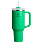 Splash-Resistant FlowState The Quencher H2.0 Flowstate Tumbler  | Stanley Create D332L - Double-Wall Vacuum Insulated Travel Tumbler with Straw Detail