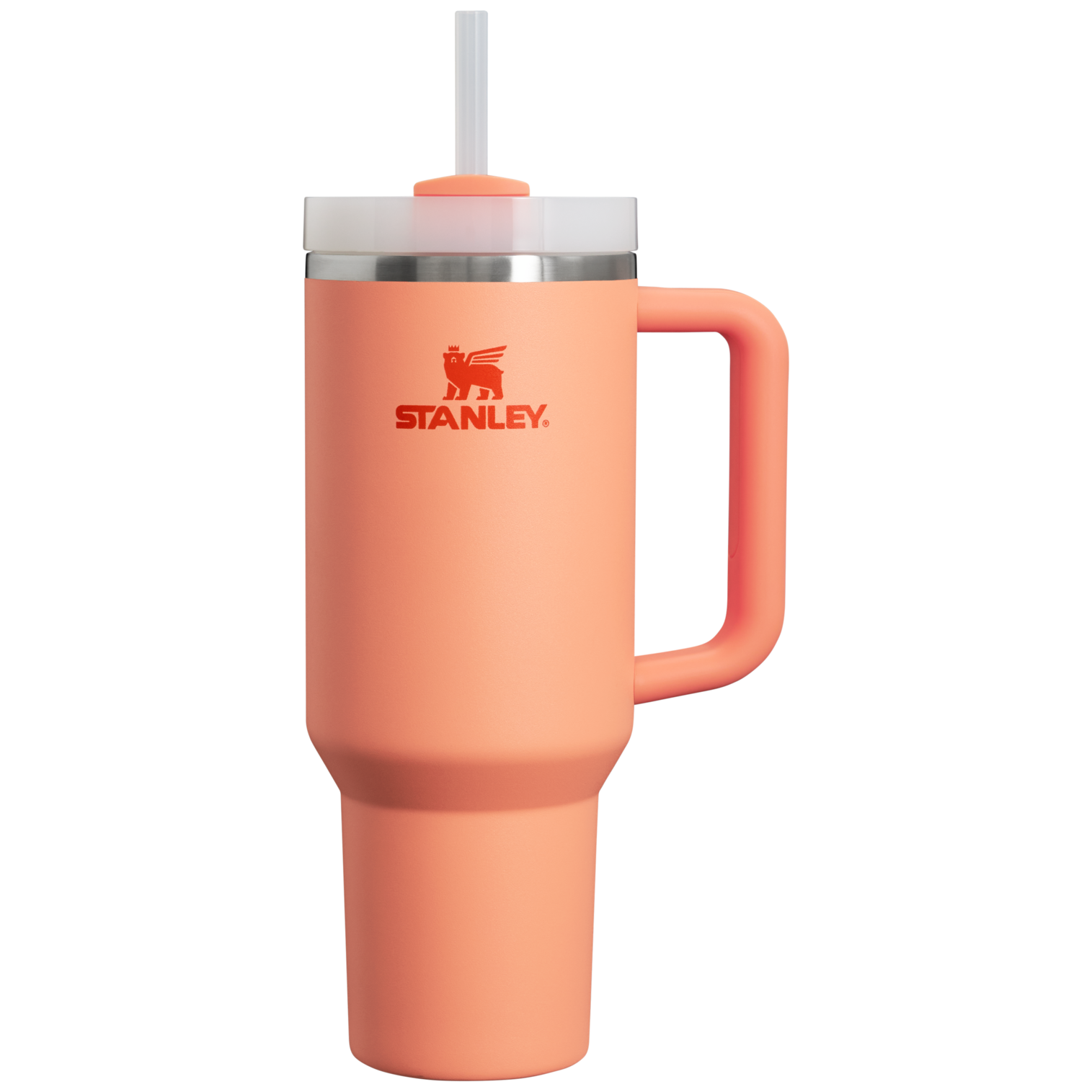 Splash-Resistant FlowState The Quencher H2.0 Flowstate Tumbler  | Stanley Create D332L - Double-Wall Vacuum Insulated Travel Tumbler with Straw Detail