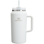 Large Capacity The Quencher H2.0 Flowstate Tumbler D033Q - Double-Wall Vacuum Insulated Travel Tumbler with Straw - Frost