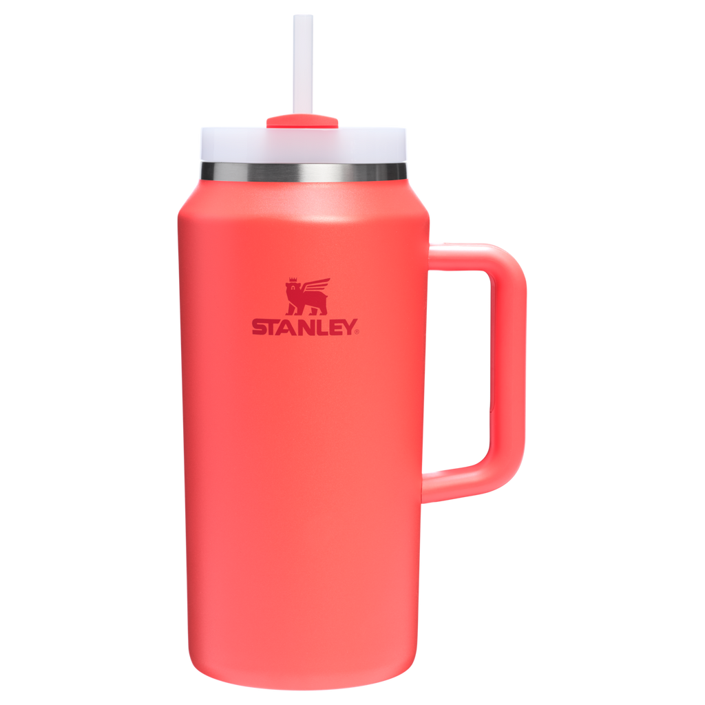 Splash-Resistant FlowState The Quencher H2.0 Flowstate Tumbler D365U - Double-Wall Vacuum Insulated Travel Tumbler with Straw Detail