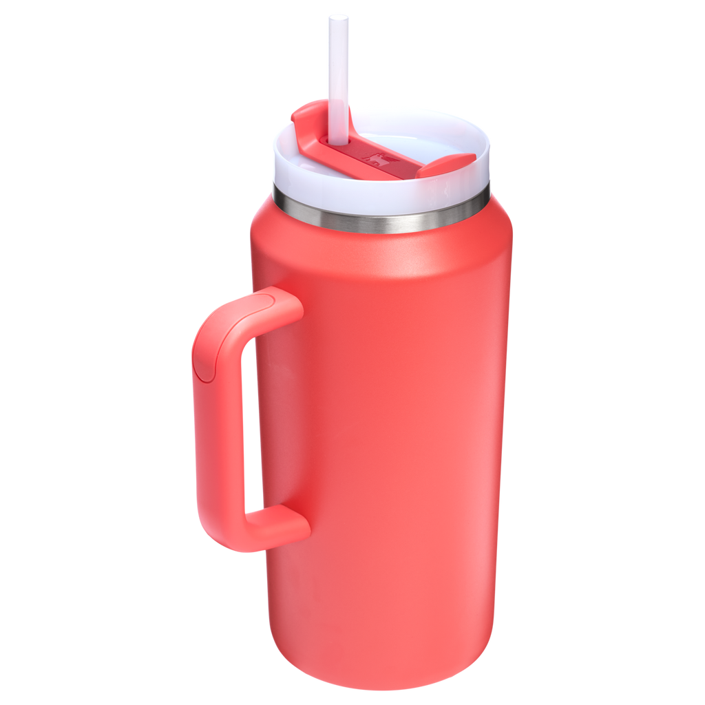 Splash-Resistant FlowState The Quencher H2.0 Flowstate Tumbler D365U - Double-Wall Vacuum Insulated Travel Tumbler with Straw Detail