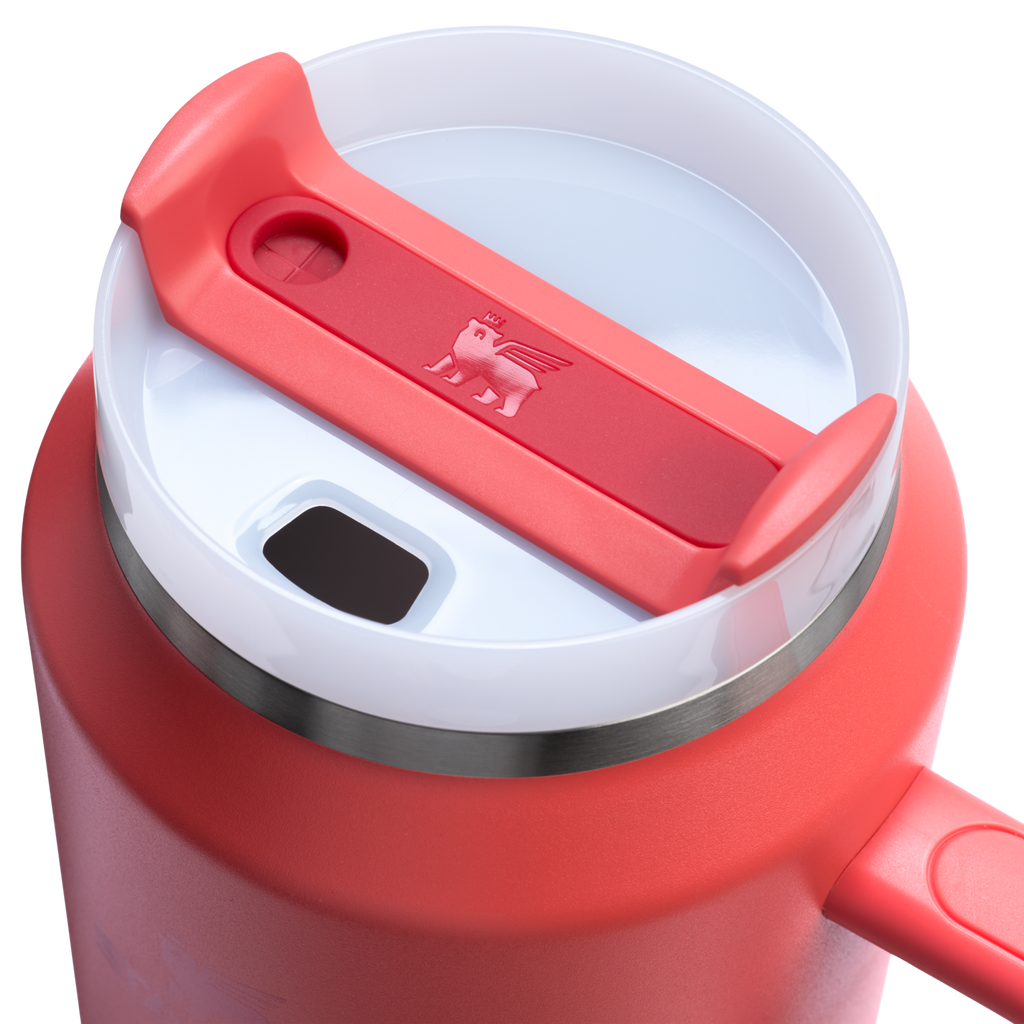 Large Capacity The Quencher H2.0 Flowstate Tumbler D033Q - Double-Wall Vacuum Insulated Travel Tumbler with Straw Detail