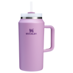 Splash-Resistant FlowState The Quencher H2.0 Flowstate Tumbler D365U - Double-Wall Vacuum Insulated Travel Tumbler with Straw Detail