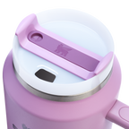 Large Capacity The Quencher H2.0 Flowstate Tumbler D033Q - Double-Wall Vacuum Insulated Travel Tumbler with Straw Detail
