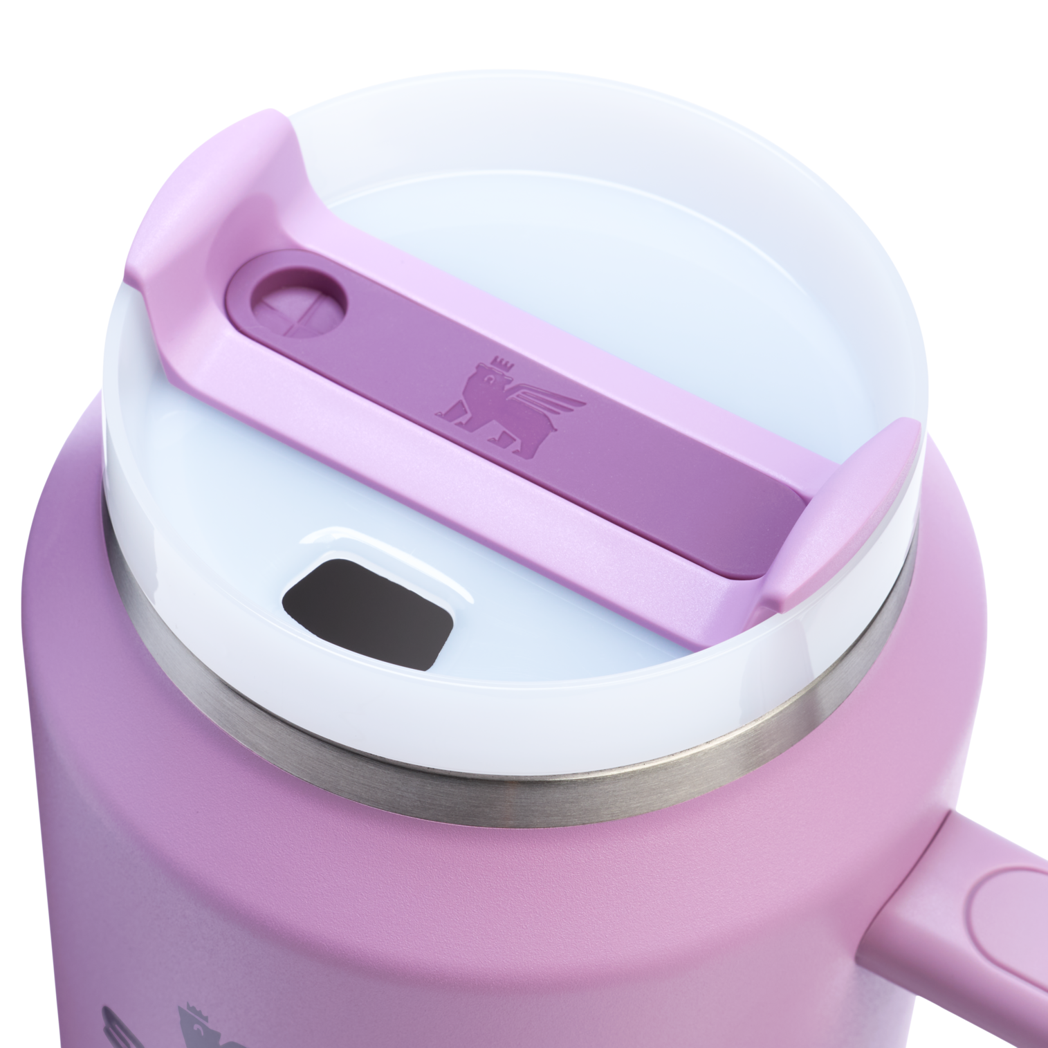 Large Capacity The Quencher H2.0 Flowstate Tumbler D033Q - Double-Wall Vacuum Insulated Travel Tumbler with Straw Detail
