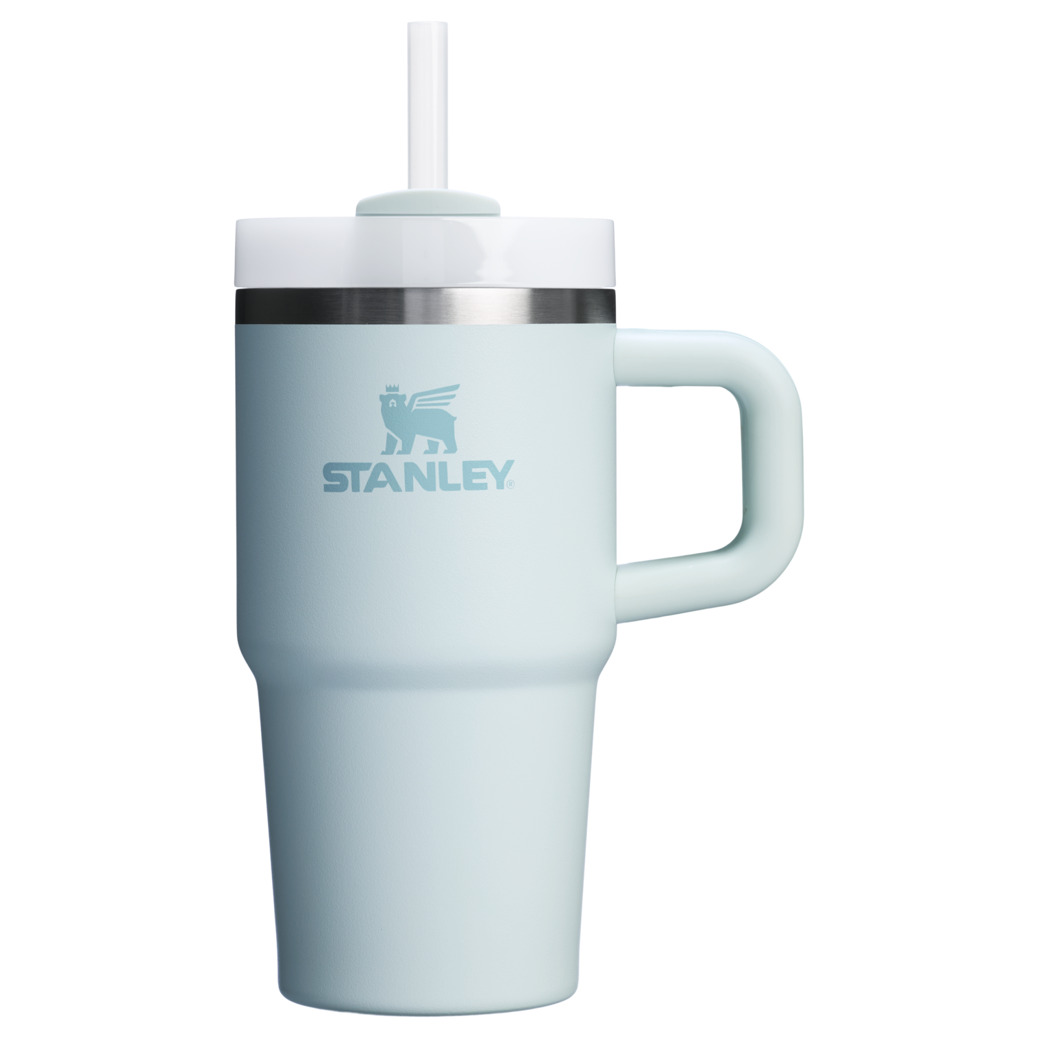 Large Capacity The Quencher H2.O Flowstate Tumbler | Stanley Create D274S - Premium Stainless Steel Straw Cup for All-Day Hydration - Frost