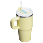 Large Capacity The Quencher H2.O Flowstate Tumbler with Handle | Stanley Create D309N - FlowState 3-Position Lid Insulated Travel Mug Detail