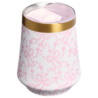 Flavor-Preserving Stanley 1913 x LoveShackFancy Holiday Reserve Wine Tumbler D367F - Reserve Collection Stainless Steel Whiskey Cup Detail