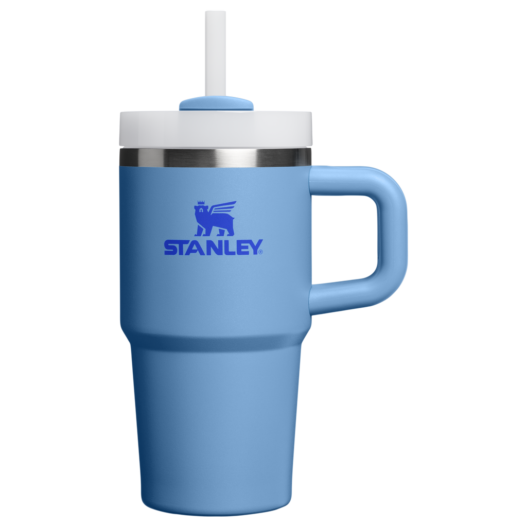 Large Capacity The Quencher H2.O Flowstate Tumbler | Stanley Create D274S - Premium Stainless Steel Straw Cup for All-Day Hydration - Blue Sky