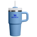 Large Capacity The Quencher H2.O Flowstate Tumbler | Stanley Create D274S - Premium Stainless Steel Straw Cup for All-Day Hydration - Blue Sky