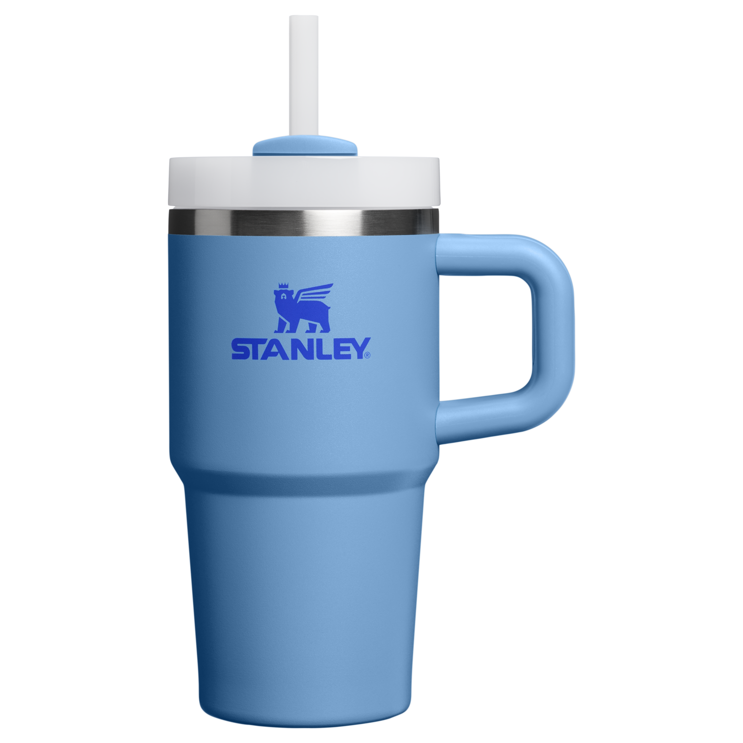 Large Capacity The Quencher H2.O Flowstate Tumbler | Stanley Create D274S - Premium Stainless Steel Straw Cup for All-Day Hydration - Blue Sky