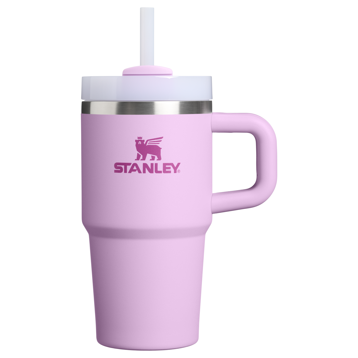 Large Capacity The Quencher H2.O Flowstate Tumbler | Stanley Create D274S - Premium Stainless Steel Straw Cup for All-Day Hydration - Soft Orchid