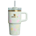 Insulated Travel The Easter Quencher H2.0  Flowstate Tumbler D259S - Premium Stainless Steel Straw Cup for All-Day Hydration - Spring Blossoms