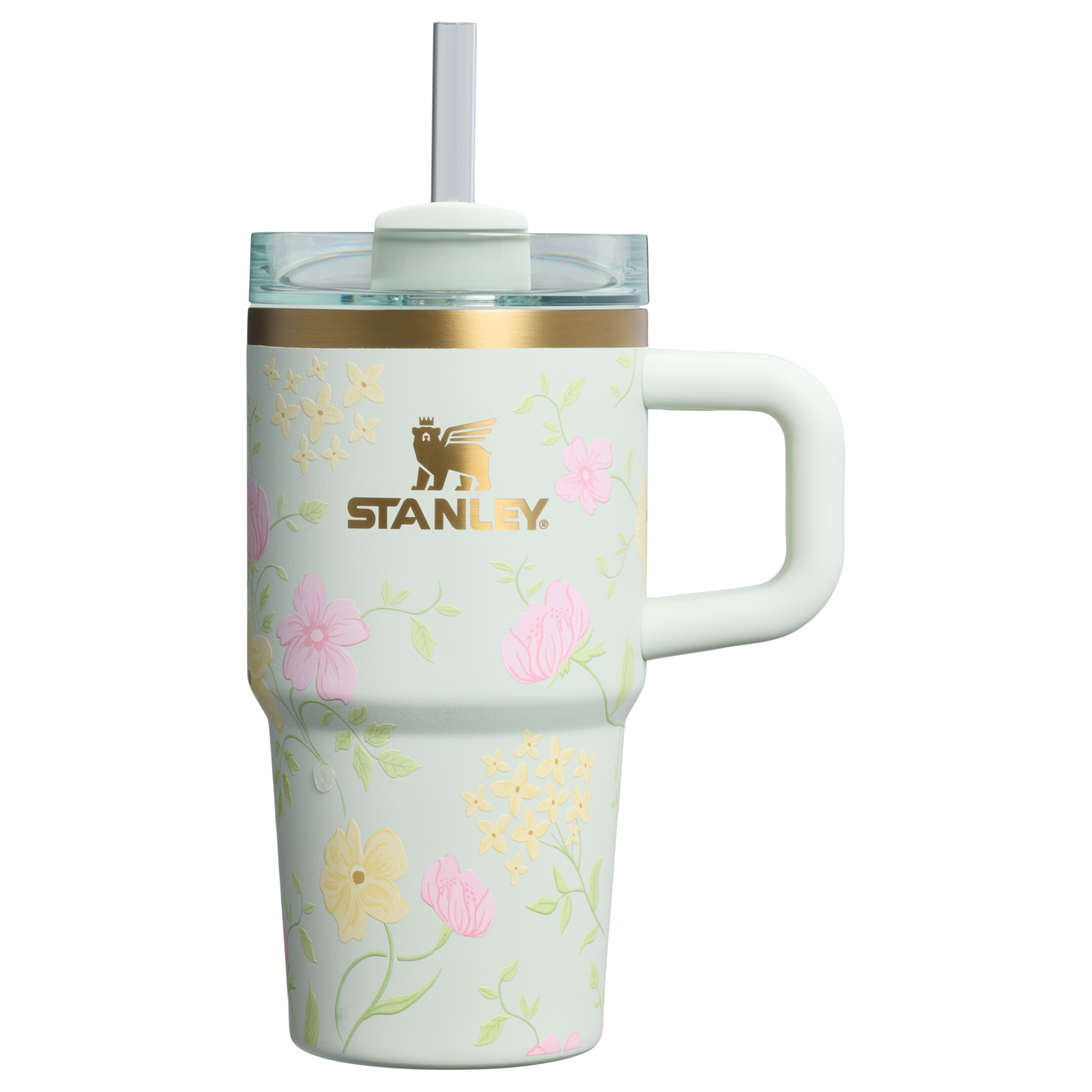 Insulated Travel The Easter Quencher H2.0  Flowstate Tumbler D259S - Premium Stainless Steel Straw Cup for All-Day Hydration - Spring Blossoms