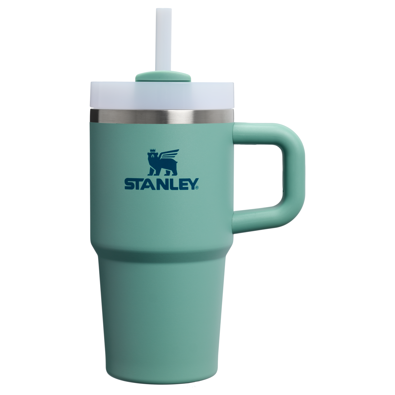 Large Capacity The Quencher H2.O Flowstate Tumbler | Stanley Create D274S - Premium Stainless Steel Straw Cup for All-Day Hydration - Spring Green