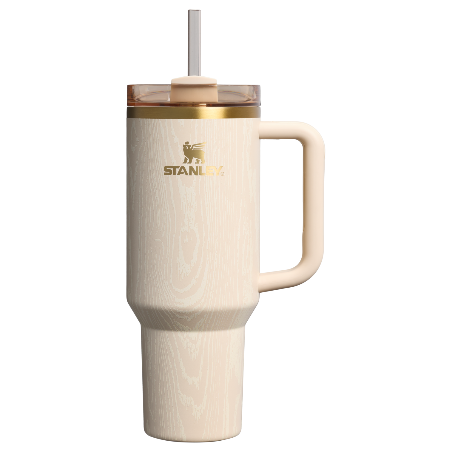 Insulated Travel The Cheers & Cheer Quencher H2.0 Flowstate Tumbler D188Q - Double-Wall Vacuum Insulated Travel Tumbler with Straw - Birch Woodgrain