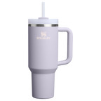 Splash-Resistant FlowState The Quencher H2.0 Flowstate Tumbler  | Stanley Create D332L - Double-Wall Vacuum Insulated Travel Tumbler with Straw - Purple Dust