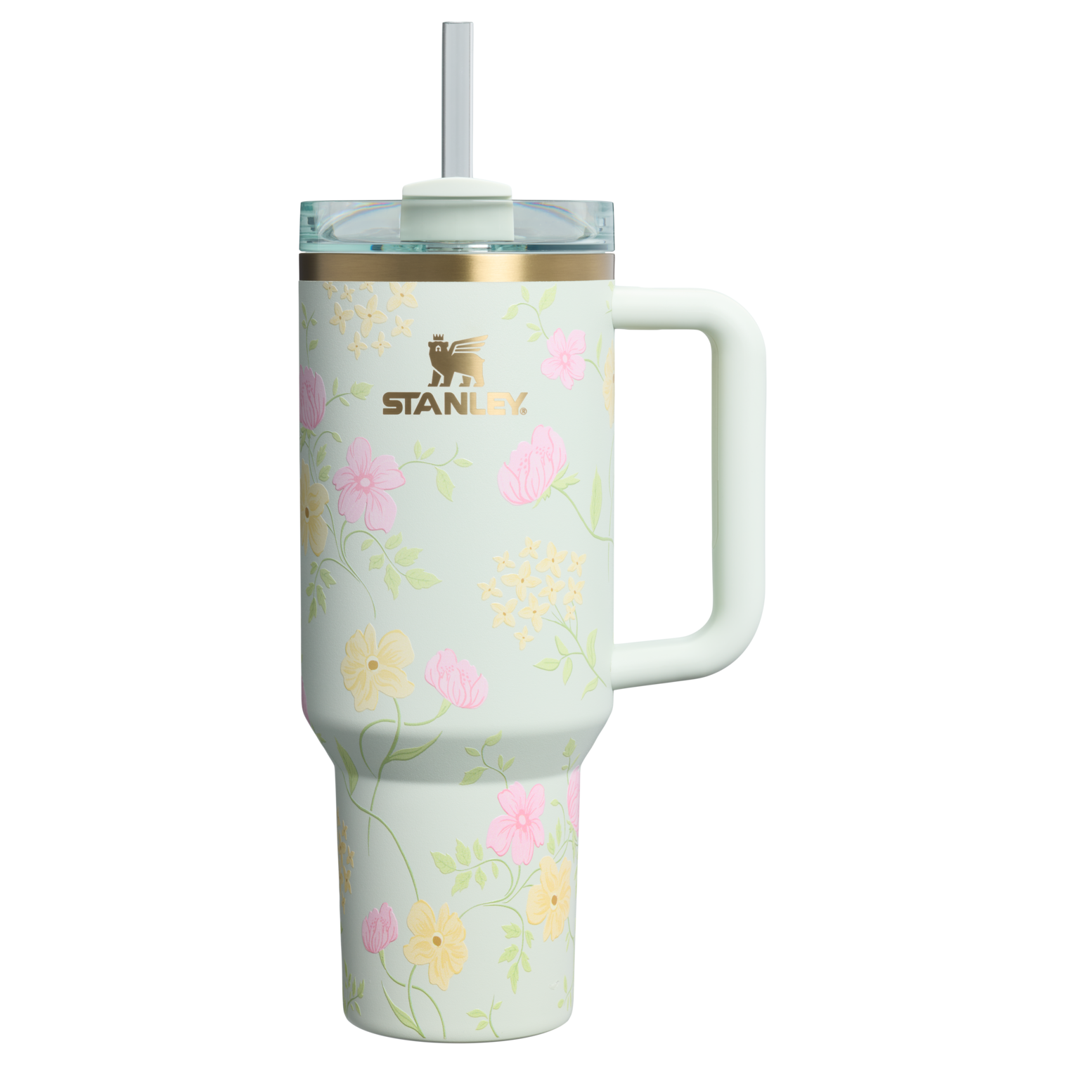Double-Wall Vacuum The Easter Quencher H2.0 Flowstate Tumbler D256K - 40oz Large Capacity Car-Cup Friendly Quencher - Spring Blossoms