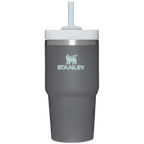 Splash-Resistant FlowState The Quencher H2.0 Flowstate Tumbler D030T - Premium Stainless Steel Straw Cup for All-Day Hydration - Charcoal