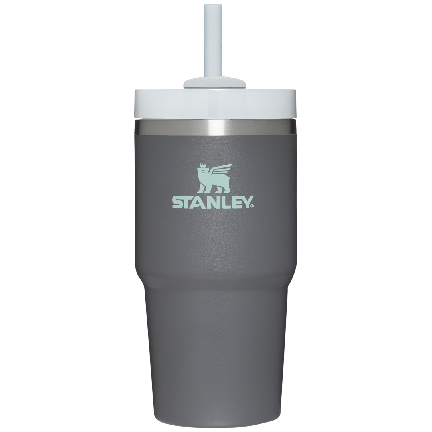 Splash-Resistant FlowState The Quencher H2.0 Flowstate Tumbler D030T - Premium Stainless Steel Straw Cup for All-Day Hydration - Charcoal