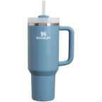 Splash-Resistant FlowState The Quencher H2.0 Flowstate Tumbler  | Stanley Create D332L - Double-Wall Vacuum Insulated Travel Tumbler with Straw Detail