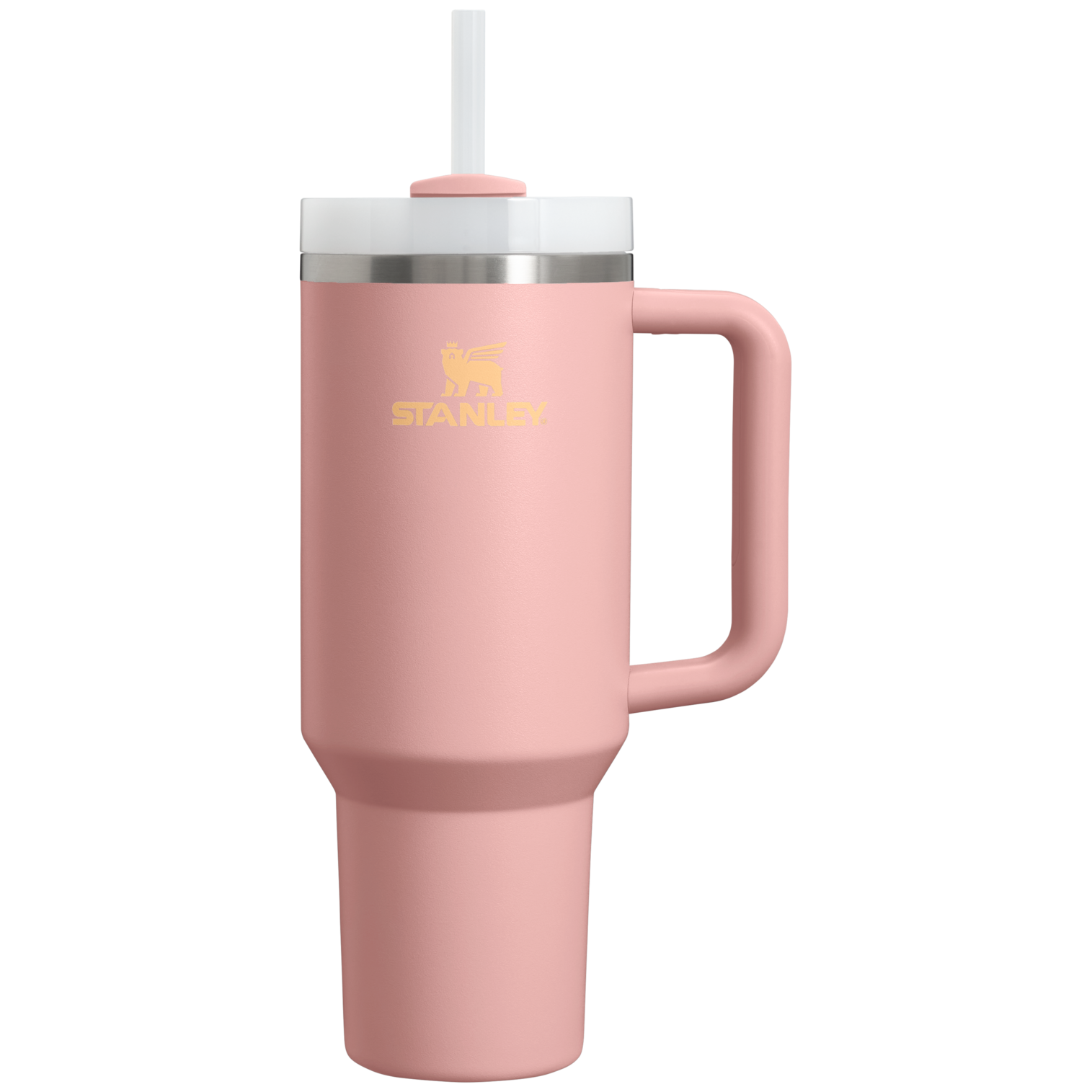 Insulated Travel The Quencher H2.0 Flowstate Tumbler D050X - Premium Stainless Steel Straw Cup for All-Day Hydration - Peach Rose