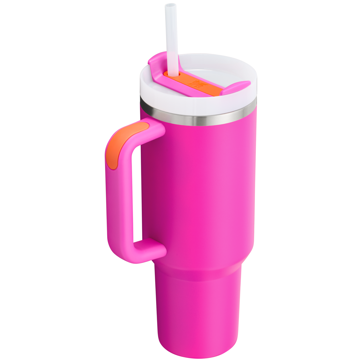 Splash-Resistant FlowState The Quencher H2.0 Flowstate Tumbler  | Stanley Create D332L - Double-Wall Vacuum Insulated Travel Tumbler with Straw Detail