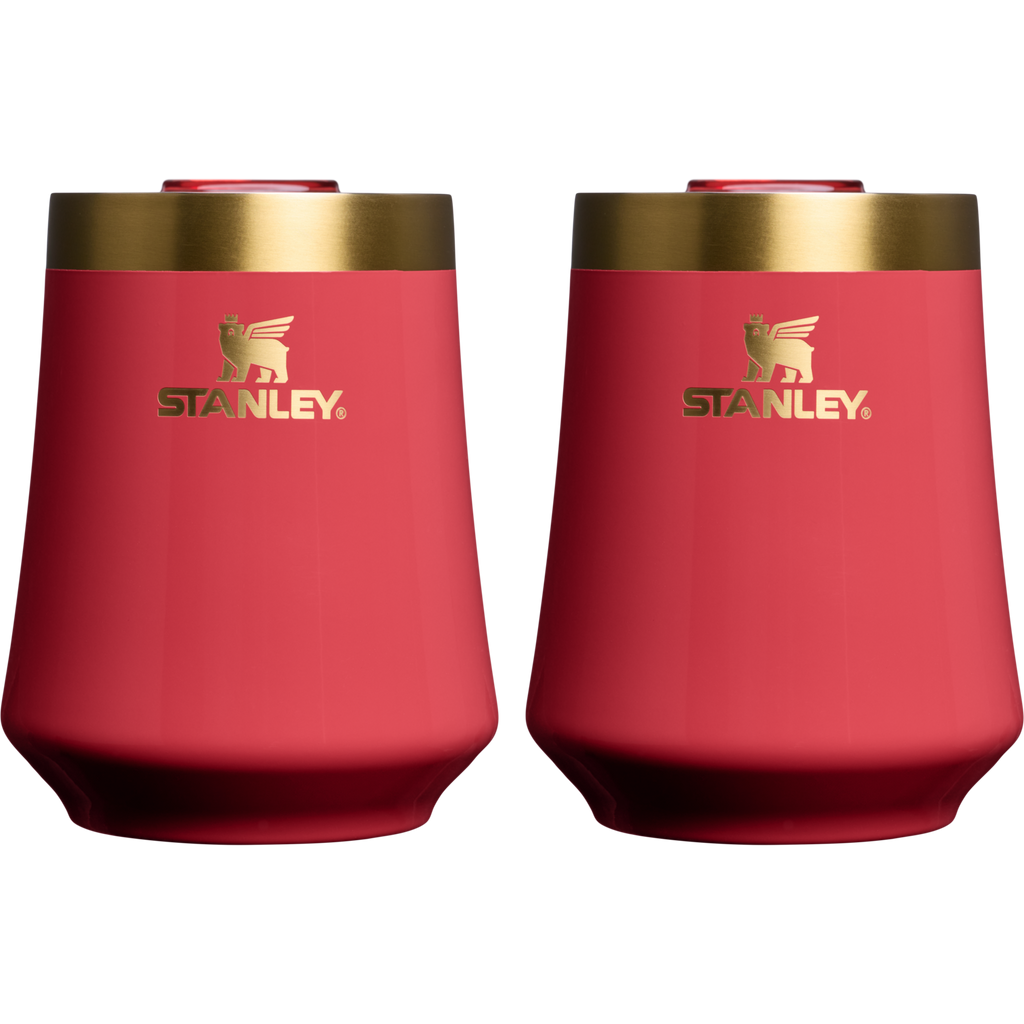 Premium Matte The Cheers & Cheer Reserve Wine Tumbler | 2-pack D190T - Elegant Stemless Vacuum Insulated Wine Tumbler Detail