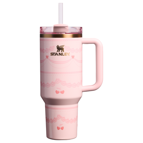 Double-Wall Vacuum The Valentine’s Day Quencher H2.0 Flowstate Tumbler D231T - Premium Stainless Steel Straw Cup for All-Day Hydration - Pink Velvet Cake