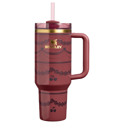 Double-Wall Vacuum The Valentine’s Day Quencher H2.0 Flowstate Tumbler D231T - Premium Stainless Steel Straw Cup for All-Day Hydration - Red Velvet Cake