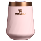 Premium Matte The Valentine’s Day Textured Reserve Wine Tumbler D233K - Shatterproof Flavor-Preserving Cocktail Tumbler with Lid - Pink Velvet Gloss